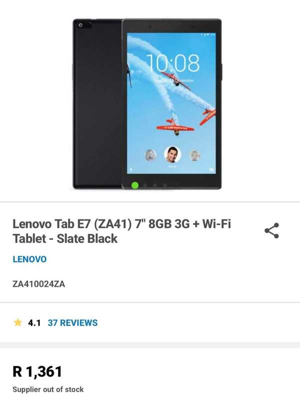 Lenovo tablet