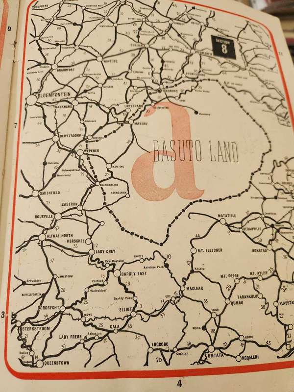 Union of SA Road Atlas by Atlantic Oil - Nostalgic Collectible