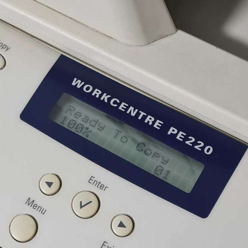 Xerox PE220 multifunctional printer. Monochrome. Laser