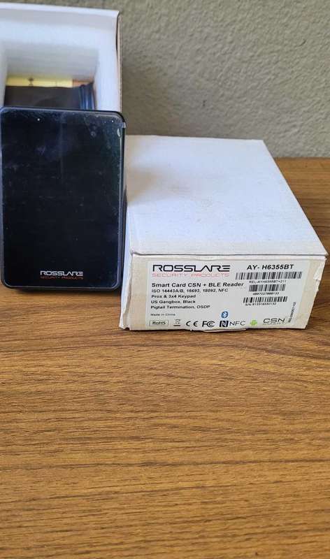 ROSSLARE AY-H6355BT Bluetooth And RFID Card Reader With Back-Lit Keypad  (BID PER PIECE)