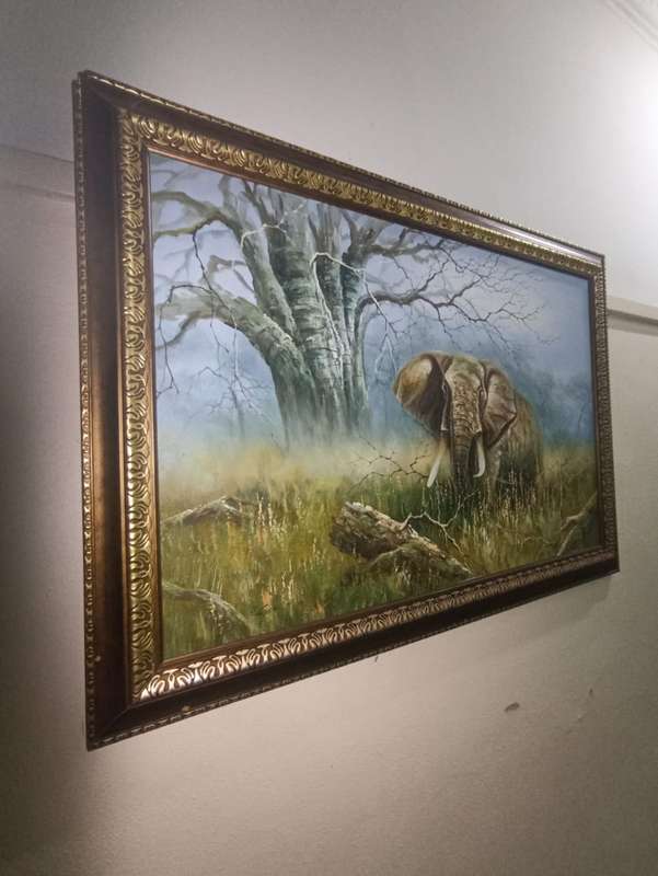 H. CARLTON original oil on canvas