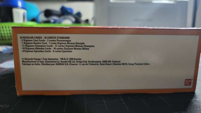 1999 Digimon Booster Box Trading Cards. Sealed