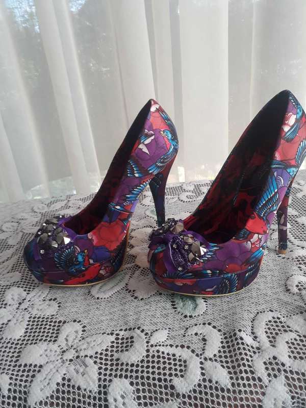 VERY SEXY IRON FIST HAVANAHAVANA BREEZE PLATFORM STILETTO HEEL SHOES - LIKE NEW - SIZE 38/5/7