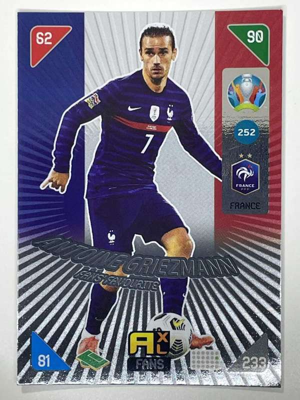 Antoine Griezmann Fans Favourite 252 Panini Euro 2020
