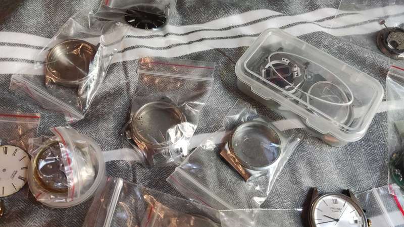 Watch parts mixed lot