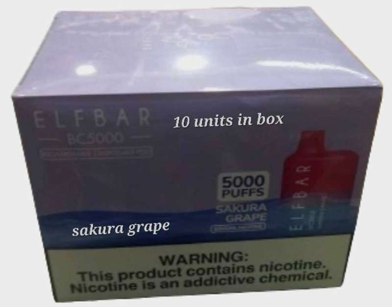 Sakura grape elfbar 5000puffs|nasty|vapengin|dragbar|vozal|smoking|hookah accessories
