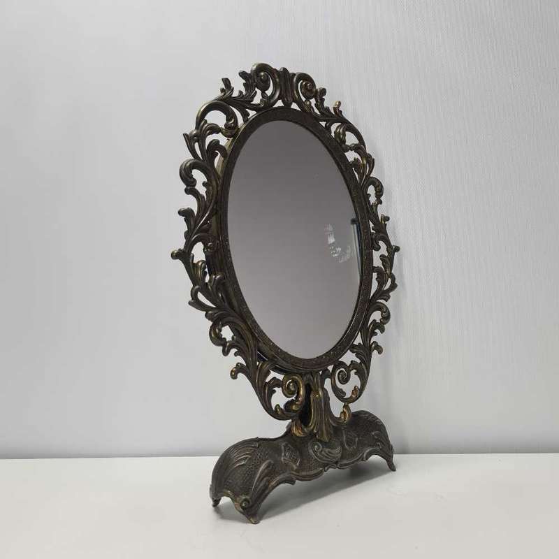 Antique French Rococo Style tilting Mirror. Collector`s Item