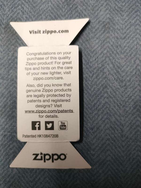 Zippo lighter