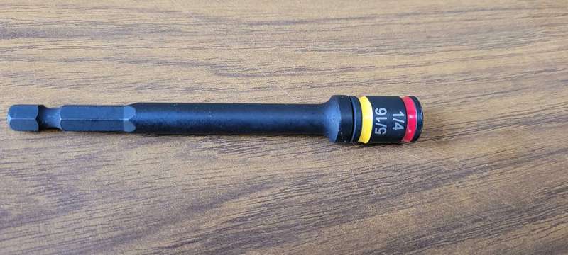 Magnetic High Quality (1/4 & 5/16) Inch Reversible Screw Driver Bits (BID PER PIECE)    LAST 2x