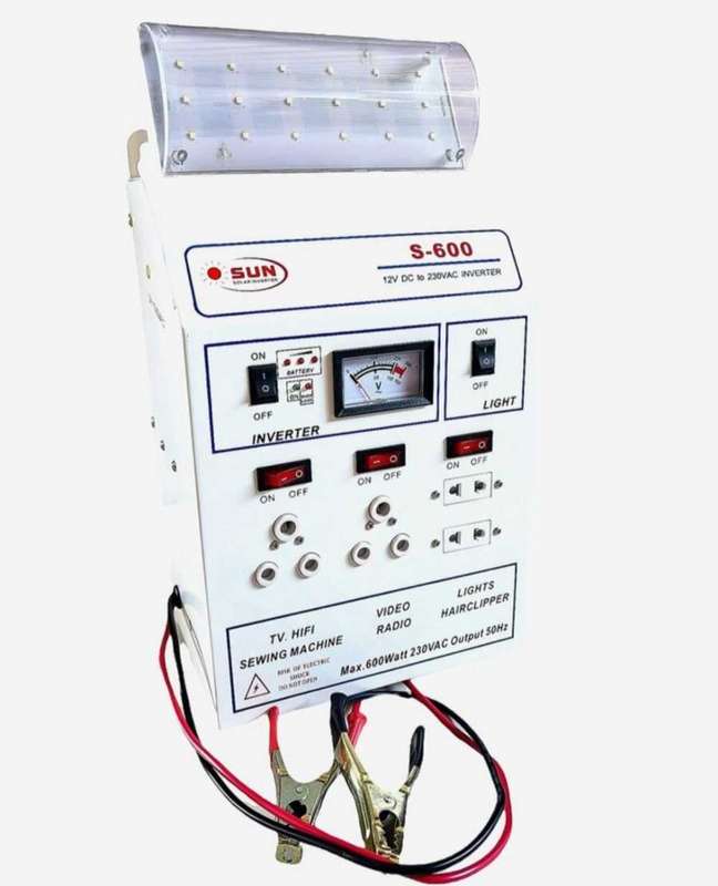 600W DC-to-AC Inverter S-600 With Light