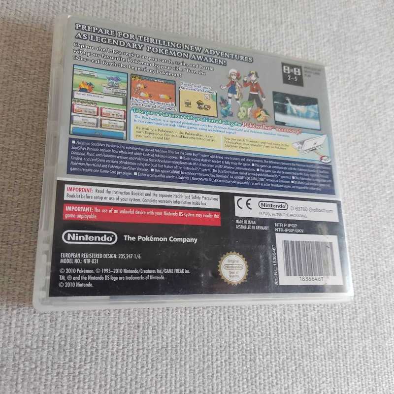 Pokémon Soulsilver Version Nintendo Ds