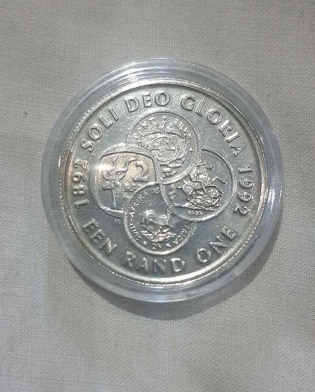 1992 PROOF SILVER PROTEA R1