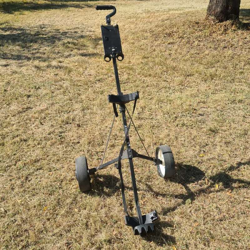 Two-wheel trolley golf cart