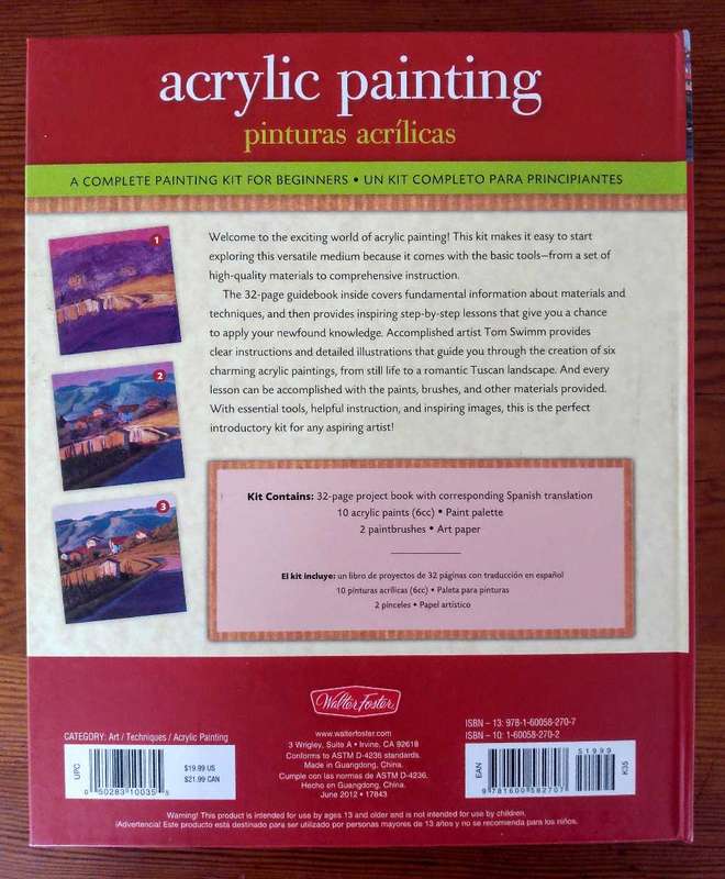 Walter Foster Acrylic Painting - A complete painting kit for beginners