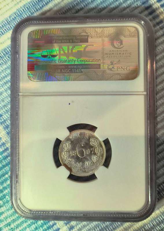 1897 6p #MS63!!