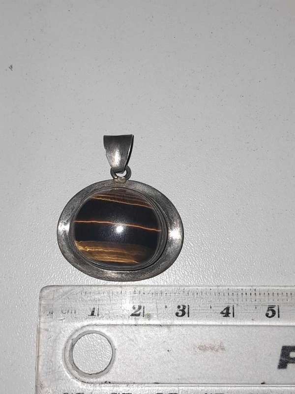 Vintage Tiger eye pendant