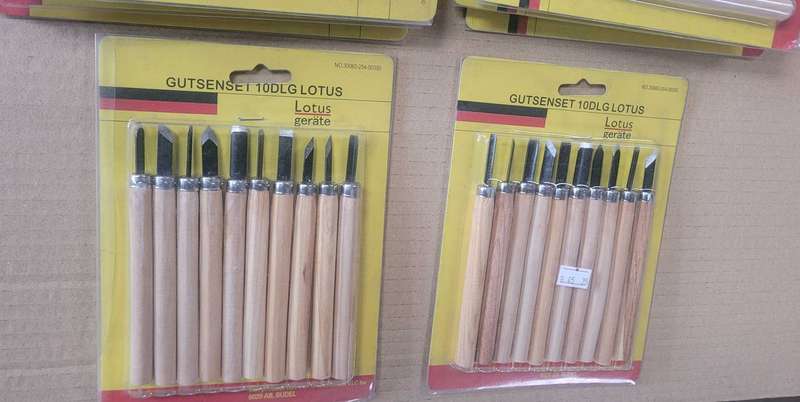 10- Piece Wood Carving Set (Bid Per Set)