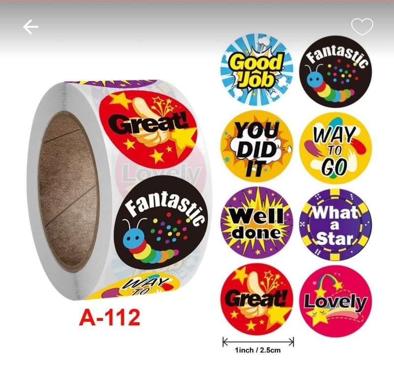 Student stickers
