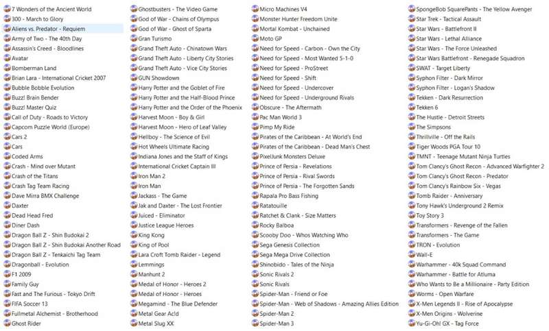 PSP + 333 Games