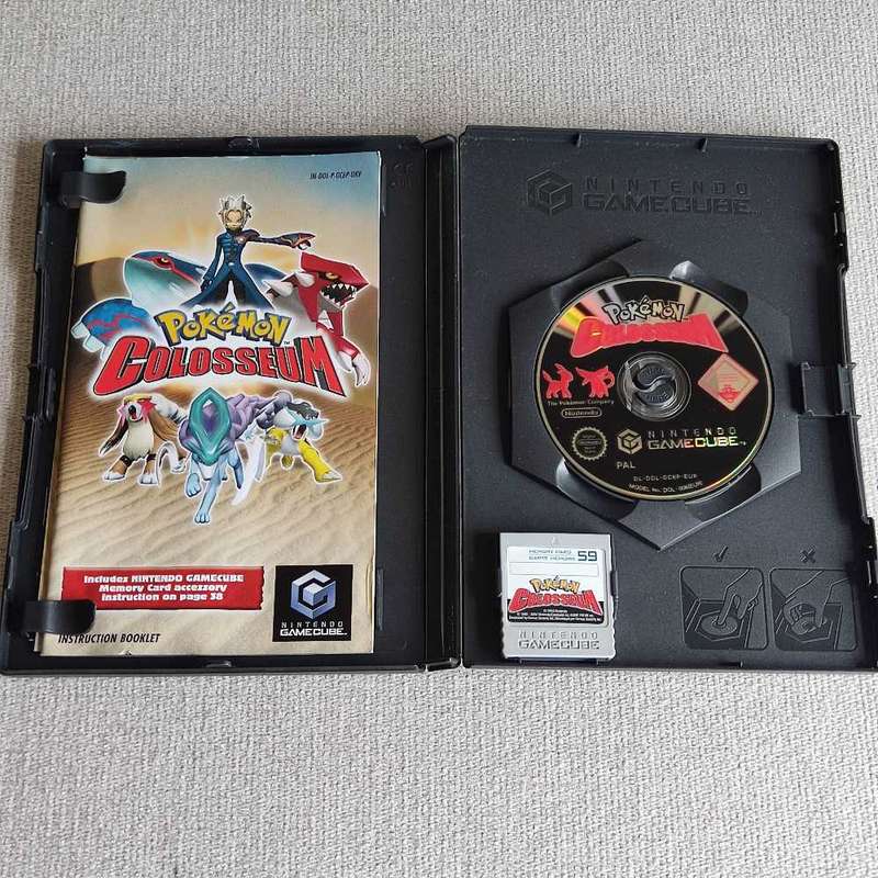 Pokémon Colosseum Nintendo GameCube +Memory card PAL