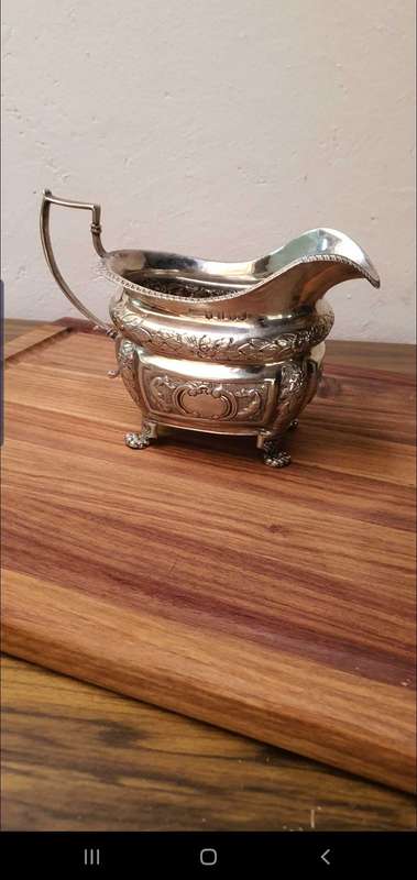 Glascow Silver Hallmarked 1894-1895 Milk jug in excellent condition 191 grams !!