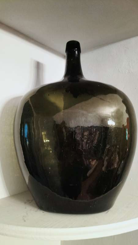 Large Dark Green Demijohn Bottle for Brendan only
