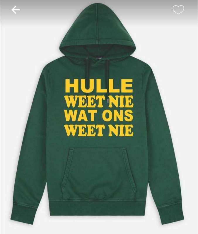 Springbok Supporters Hulle weet nie wat ons weet nie Hoodie XL