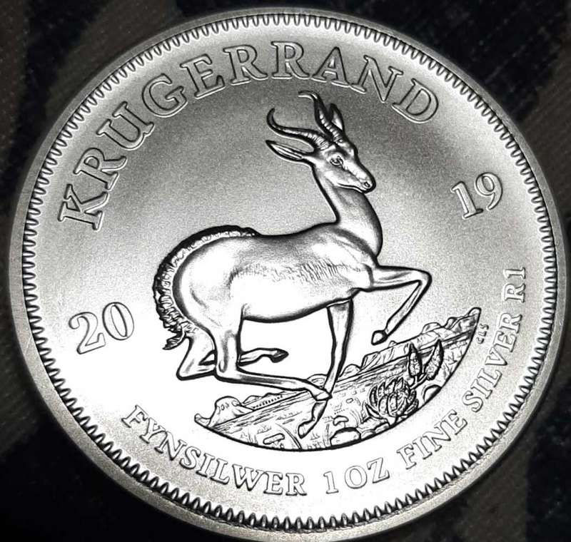 2019 Mint condition 1oz Silver Krugerrand