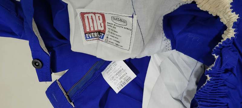 2-Piece  SABS Approved Triple-Stitched MB Everlast Work-Suit. Chest Size 142