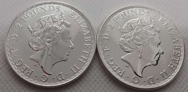 25x2021 2Pound Queens 1oz .999 Fine Silver Coins Bid Per Coin