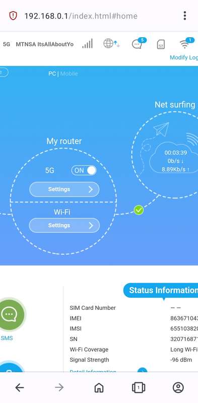ZTE MC801A 5G All Networks