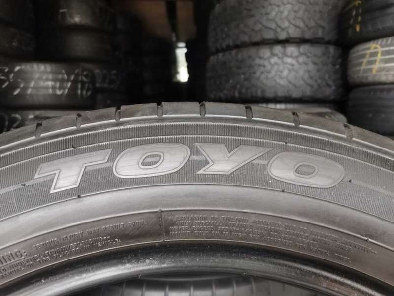 225/55/19 Toyo Proxes used tyres. 70% life
