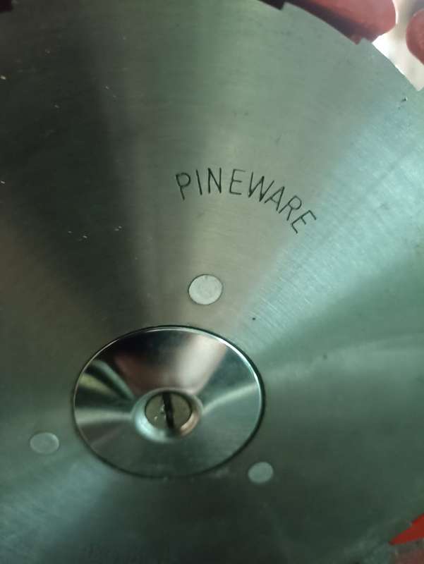 Pineware renovated vintage bread slicer