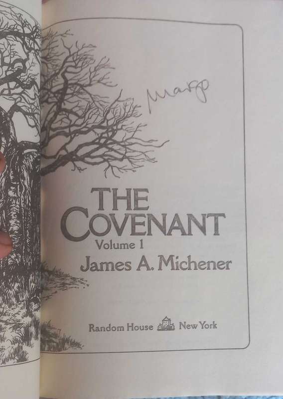 The covenant by James A Michener