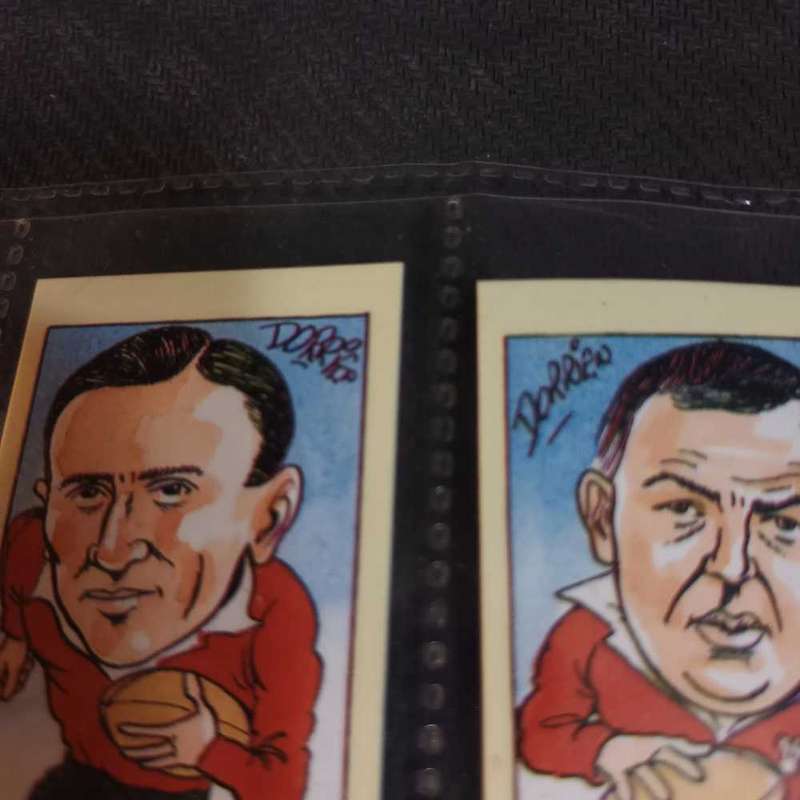 CIGARETTE/TRADE/CARDS. WPL Systems. WELSH RUGBY LEGENDS.(1995).(Full Set of 25).