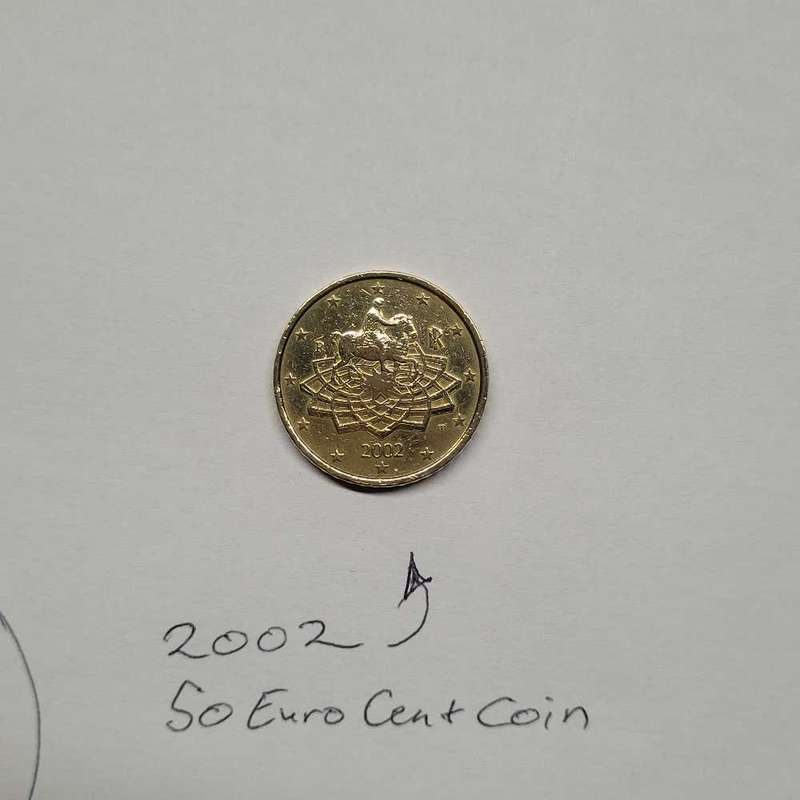 2002 Italy 50 euro cent