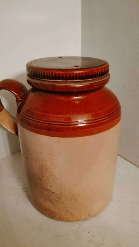 Vintage  Stoneware Pickle Jar 3 Litre