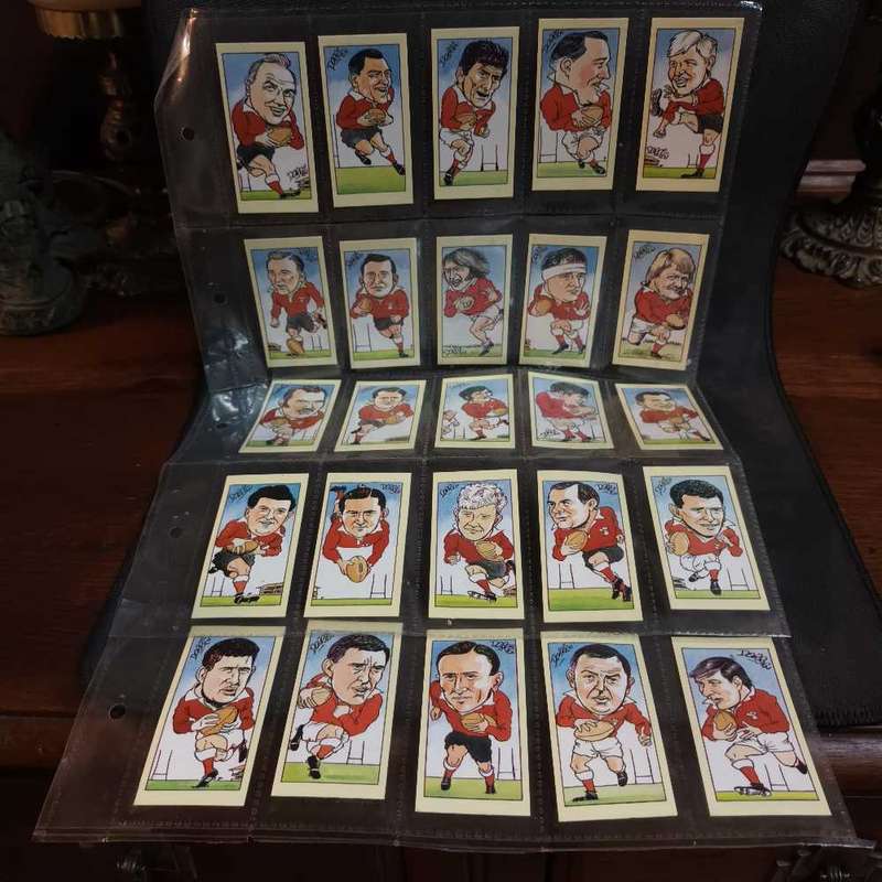CIGARETTE/TRADE/CARDS. WPL Systems. WELSH RUGBY LEGENDS.(1995).(Full Set of 25).