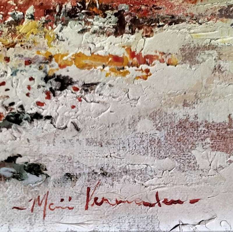 Marie Vermeulen Oil on canvas size 590mm x 430mm