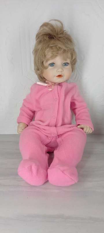 Large Porcelain Doll marked Byron
