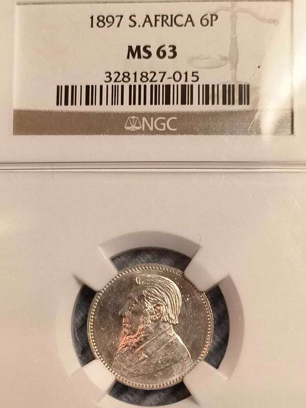 1897 6p #MS63!!