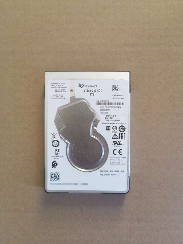 1TB internal HDD