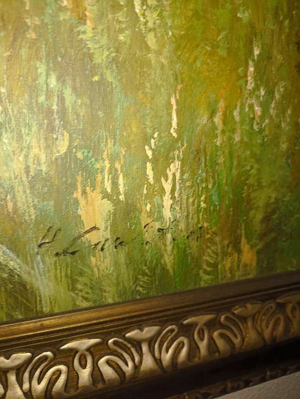 H. CARLTON original oil on canvas