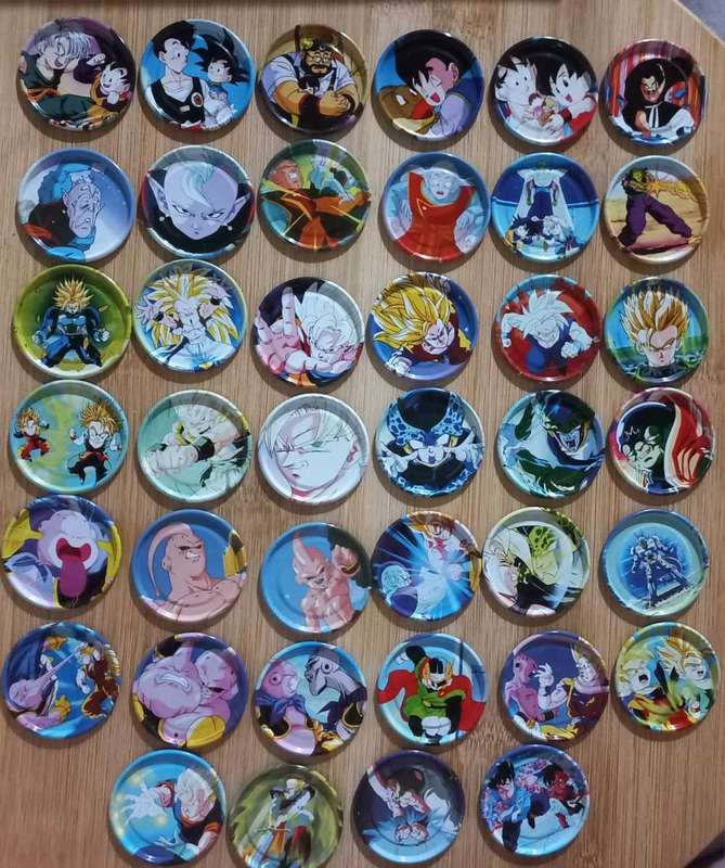 Dragonball Z Metal Tazo`s No1 to N40