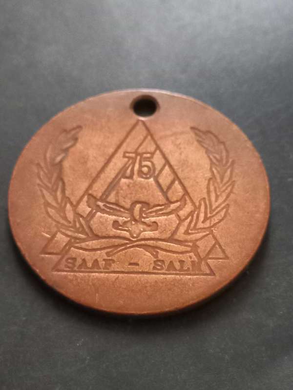 SAAF/ SALM South African Airforce 75 year Celebration medal.