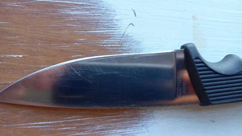Kershaw 1028 Hunting Knife used.