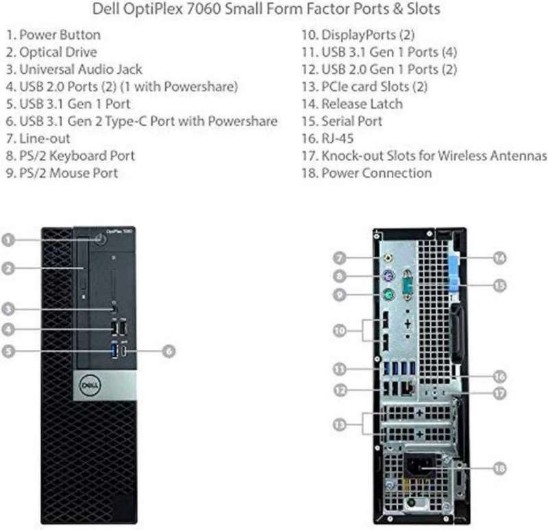 Dell Optiplex 7060 Intel Core i7-8700 @3.20GHz