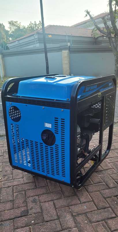 10Kw MAC AFRIC Used Petrol Generator (Exhaust Side Cover Missing)