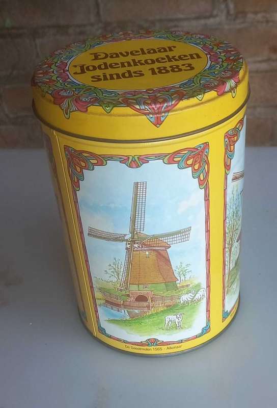 Davelaar jodenkoeken tin