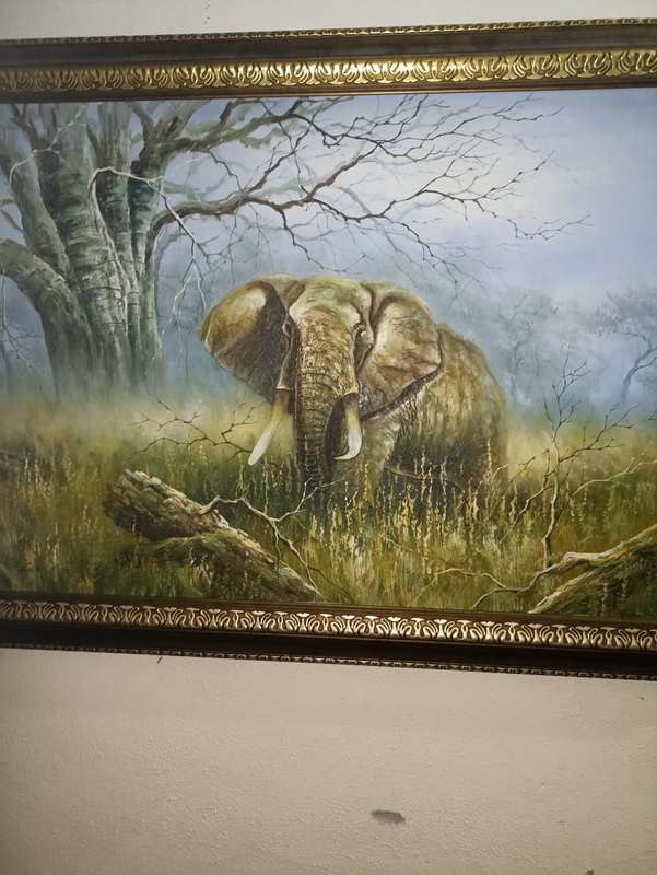 H. CARLTON original oil on canvas
